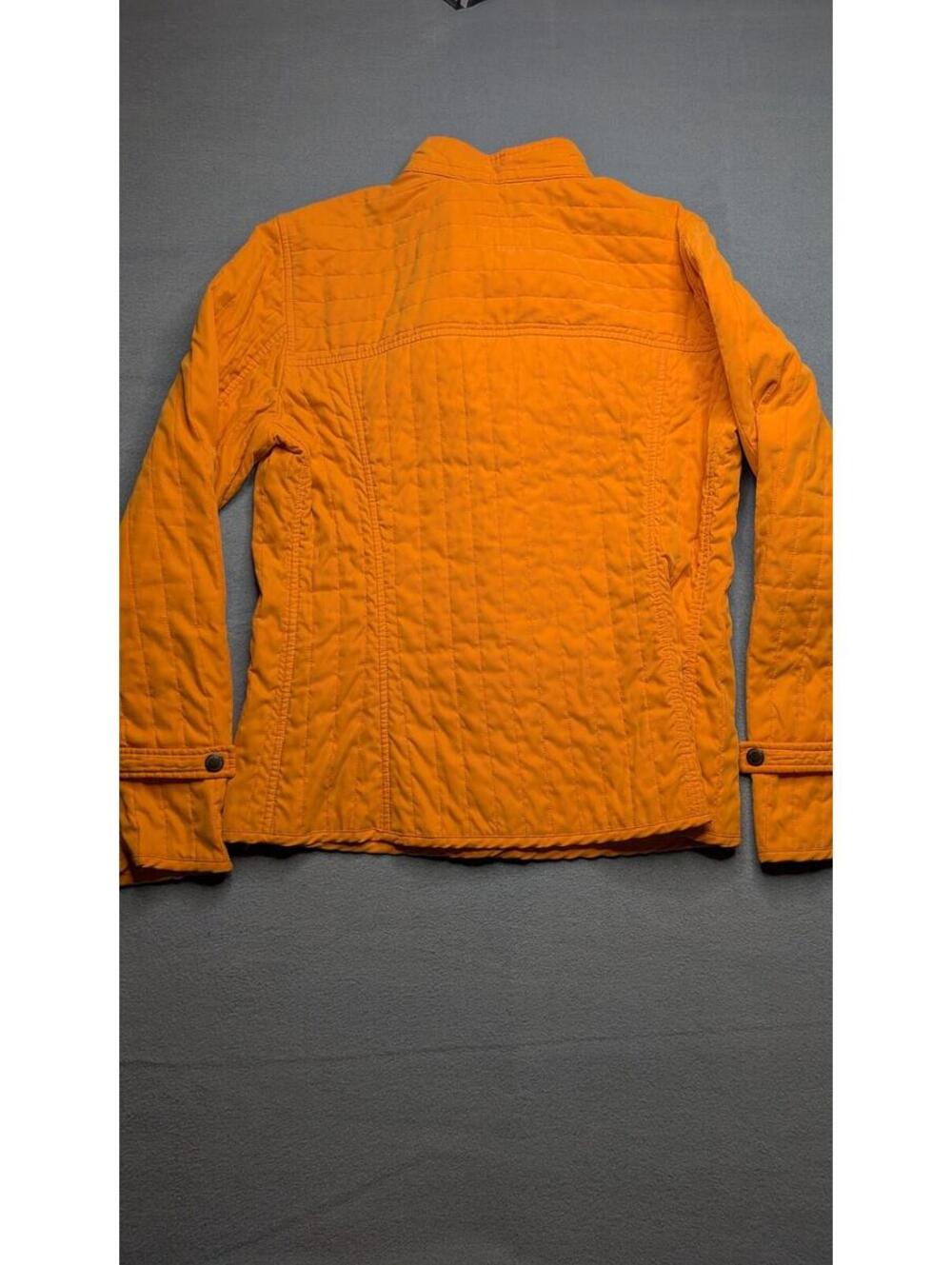Beretta Jacket Womens 44 Orange Quilted Thermore Insulated Pockets Outdoor Sport - Picture 7 of 10